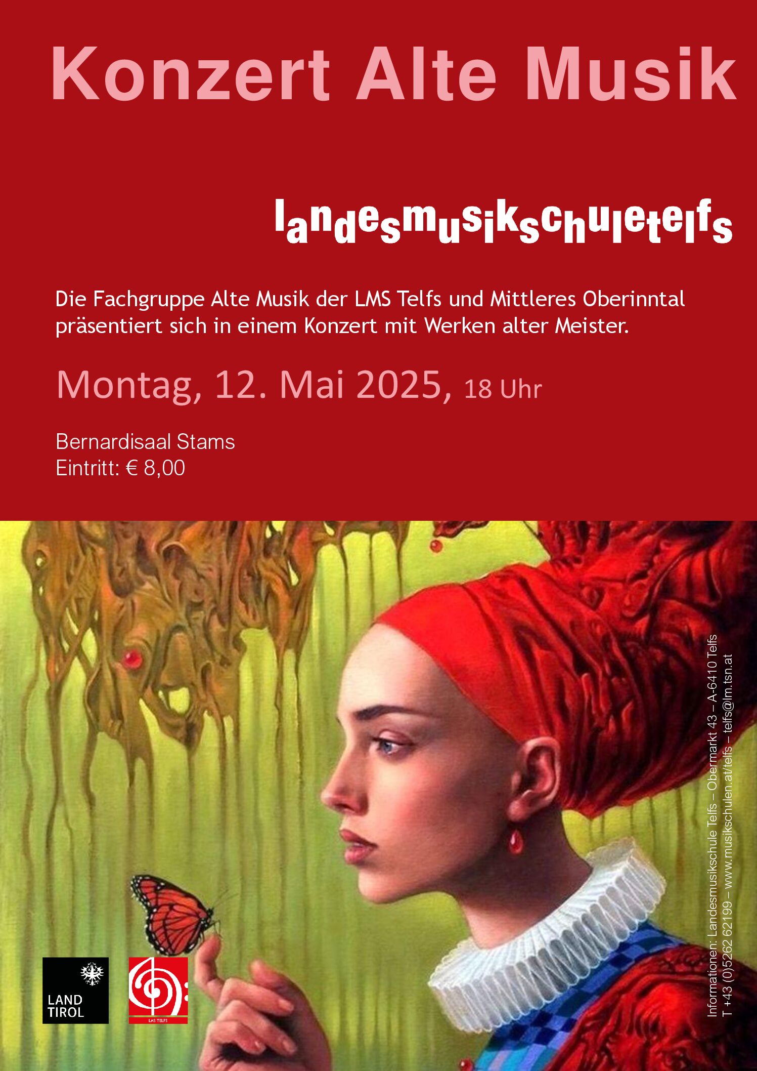 Barockkonzert der LMS Telfs und Mittleres Oberinntal, 12. Mai 2025